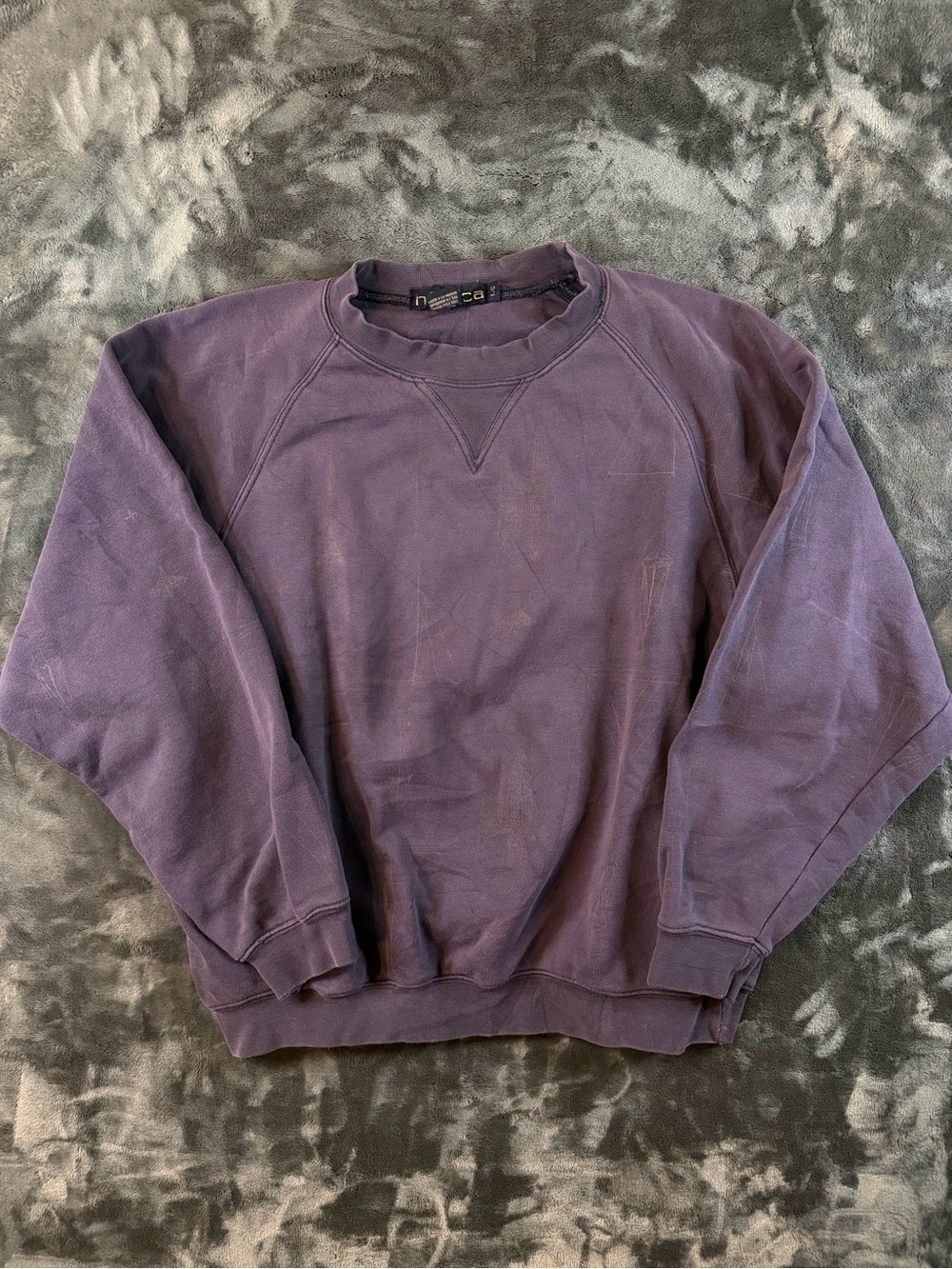 Classic Purple Crewneck Sweatshirt